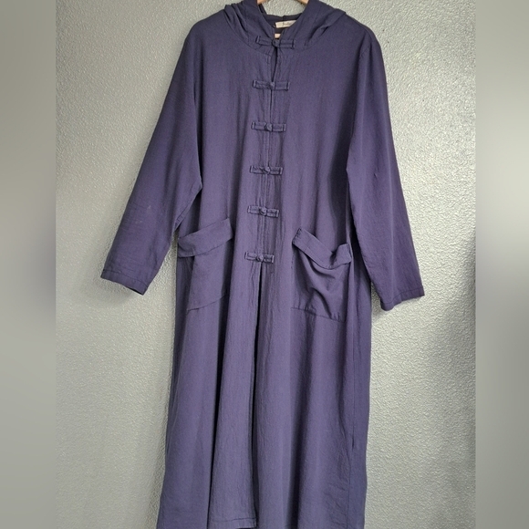 Yuzao Women's Blue Lightweight Rain Coat - Picture 1 of 8